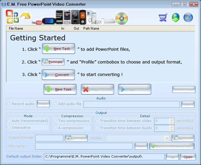 E.M. Free PowerPoint Video Converter E.M. Free PowerPoint Video Converter