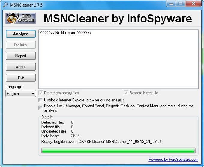 MSNCleaner MSNCleaner