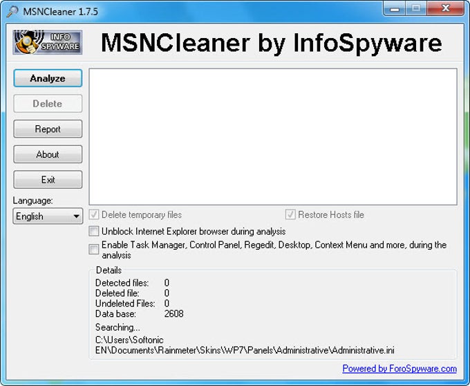 MSNCleaner MSNCleaner