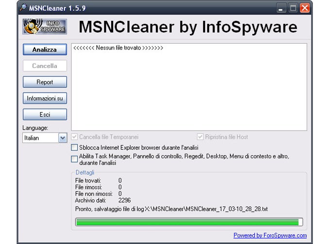 MSNCleaner MSNCleaner