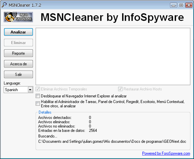 MSNCleaner MSNCleaner
