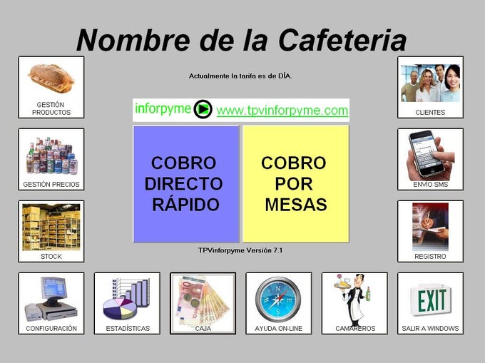 Programa para cafeteria bar restaurante hosteleria Programa para cafeteria bar restaurante hosteleria