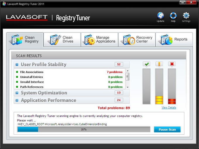 Lavasoft Registry Tuner Lavasoft Registry Tuner