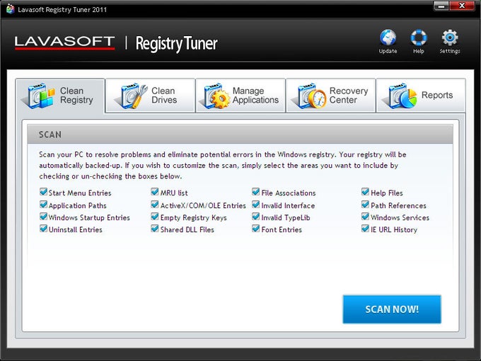 Lavasoft Registry Tuner Lavasoft Registry Tuner