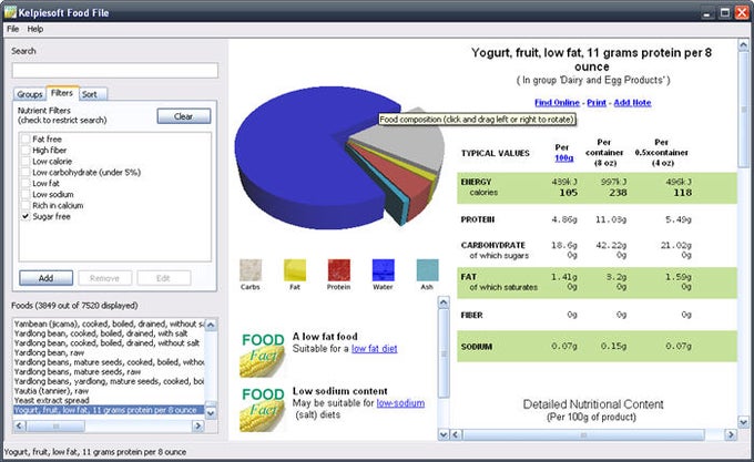 Kelpiesoft Food File Kelpiesoft Food File