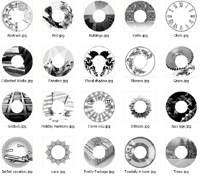 Droppix LightScribe Backgrounds Droppix LightScribe Backgrounds