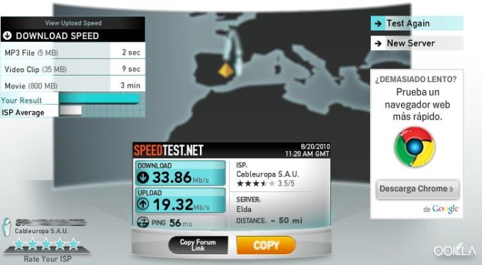 speedtest net