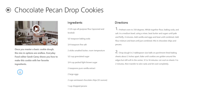 Everyday Food for Windows 10 Everyday Food for Windows 10