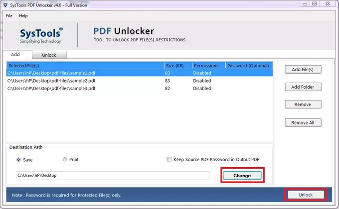 PDF Unlocker