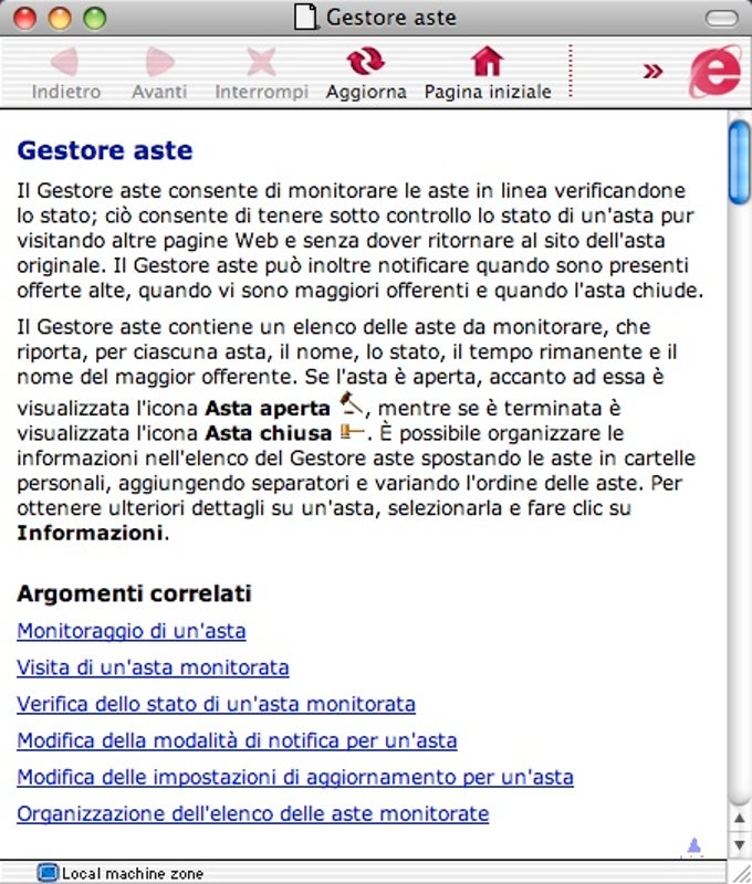 Internet Explorer per Mac Internet Explorer per Mac