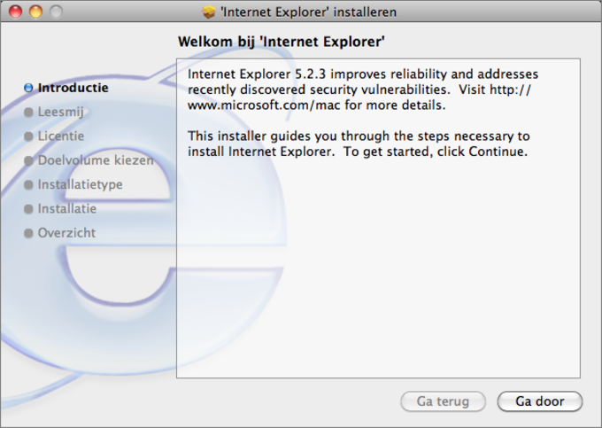 use safari for internet explorer on mac