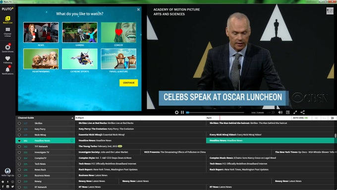 PlutoTV: TV for the Internet PlutoTV: TV for the Internet