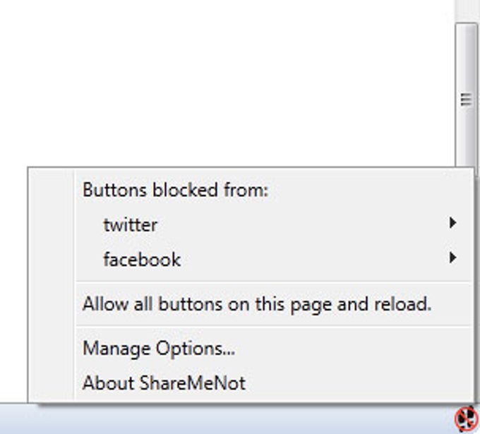 ShareMeNot ShareMeNot