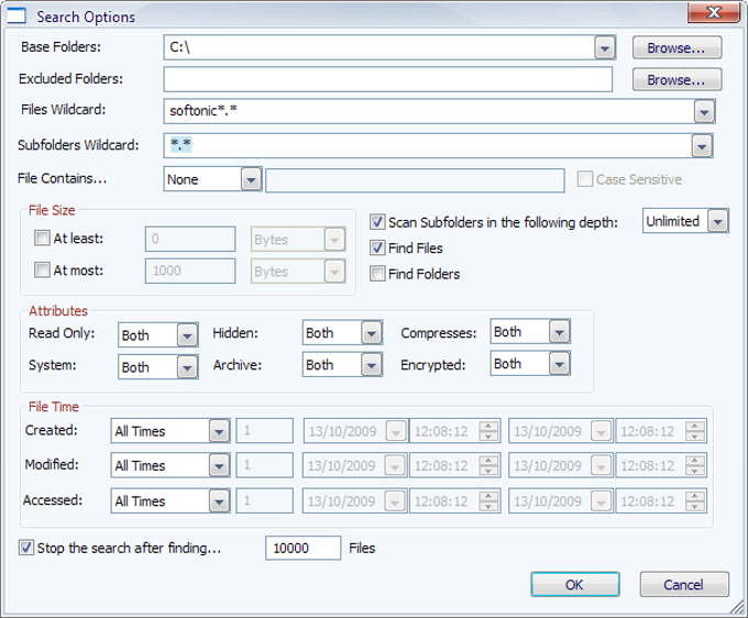 SearchMyFiles SearchMyFiles