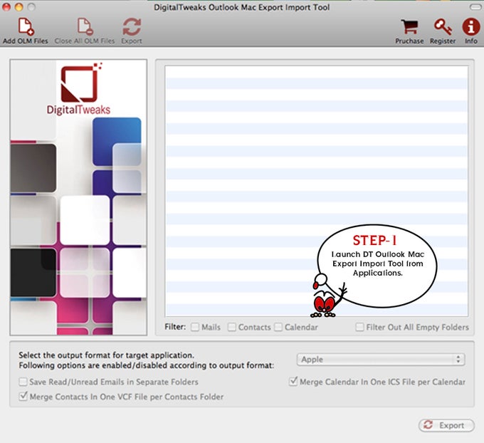 OLM to Apple Mail Converter OLM to Apple Mail Converter