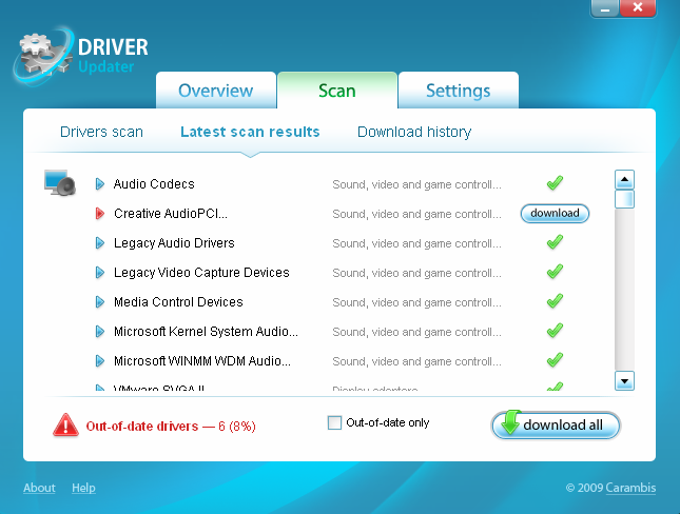 Carambis Driver Updater Carambis Driver Updater