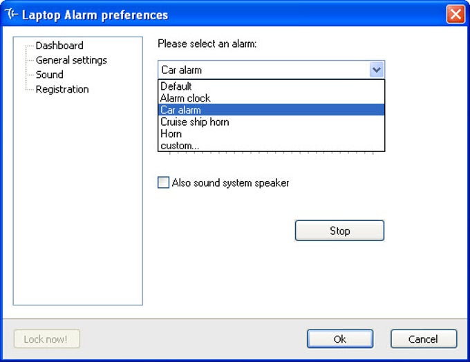 Laptop Alarm Laptop Alarm