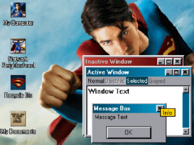 Superman Returns Desktop Theme Superman Returns Desktop Theme
