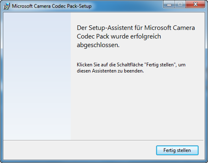 Microsoft-Kamera-Codec-Paket Microsoft-Kamera-Codec-Paket