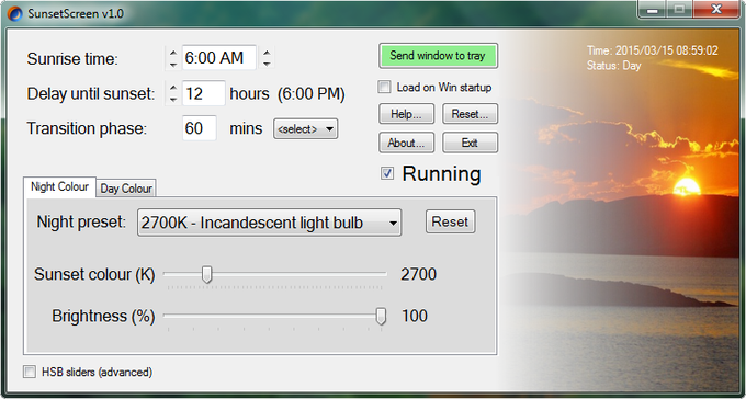 SunsetScreen SunsetScreen