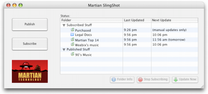 Martian Slingshot Martian Slingshot