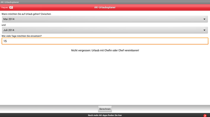 Urlaubsplaner Urlaubsplaner