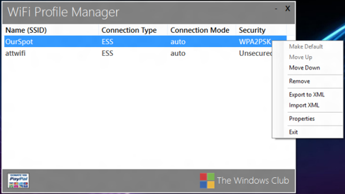 WiFi Profile Manager 8 WiFi Profile Manager 8