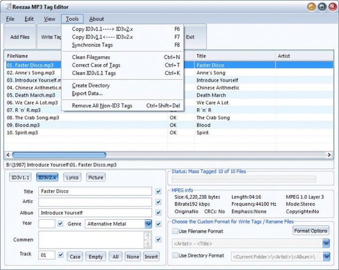 Reezaa MP3 Tag Editor Reezaa MP3 Tag Editor