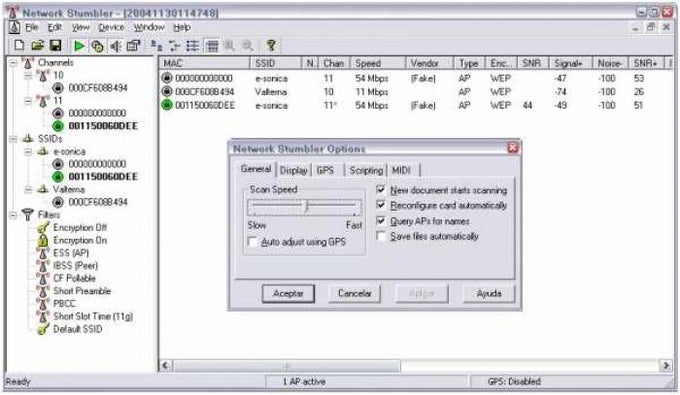 NetStumbler NetStumbler