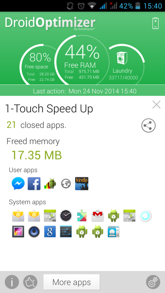 Ashampoo Droid Optimizer Ashampoo Droid Optimizer