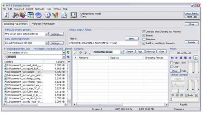 MP3 Stream Editor MP3 Stream Editor
