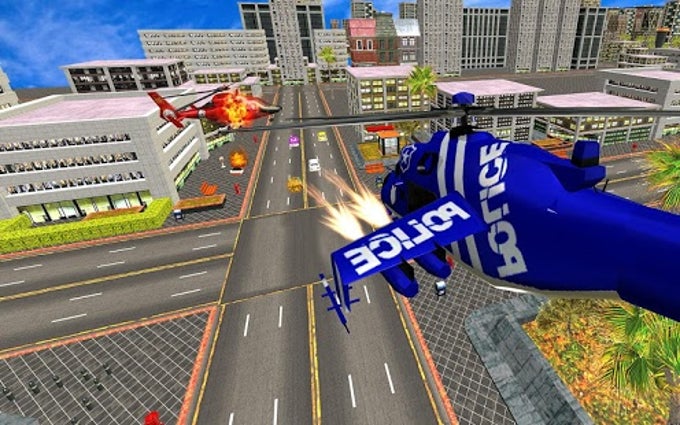 US Police Robot Transform Helicopter Wars US Police Robot Transform Helicopter Wars