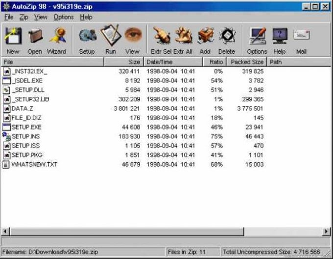 AutoZip 99 AutoZip 99