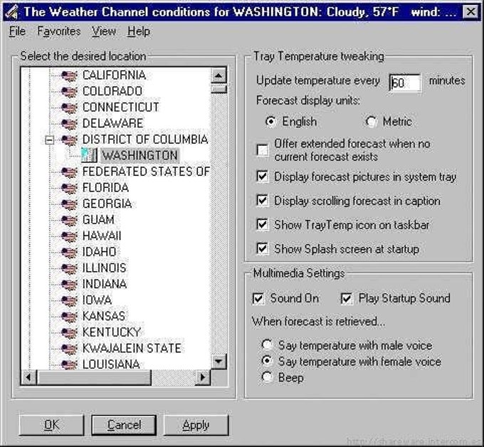 Tray Temperature Multimedia Edition