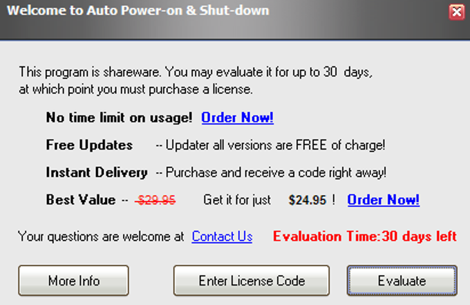 Auto Power-on and Shut-down Auto Power-on and Shut-down