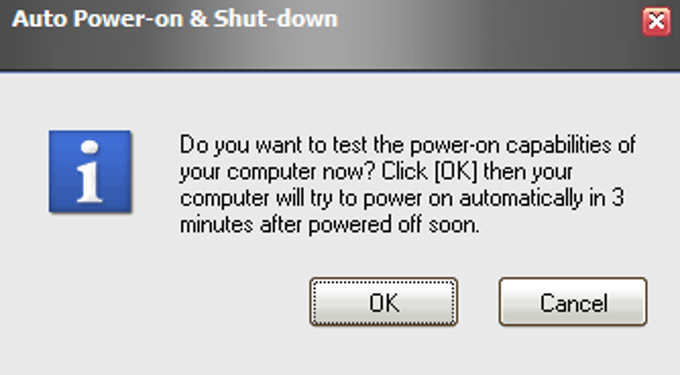 Auto Power-on and Shut-down Auto Power-on and Shut-down