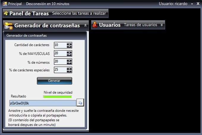 Gestión de contraseñas