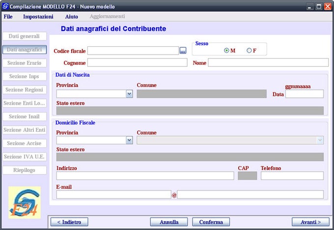 scaricare software f24 online