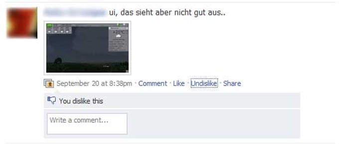 Facebook Dislike Facebook Dislike