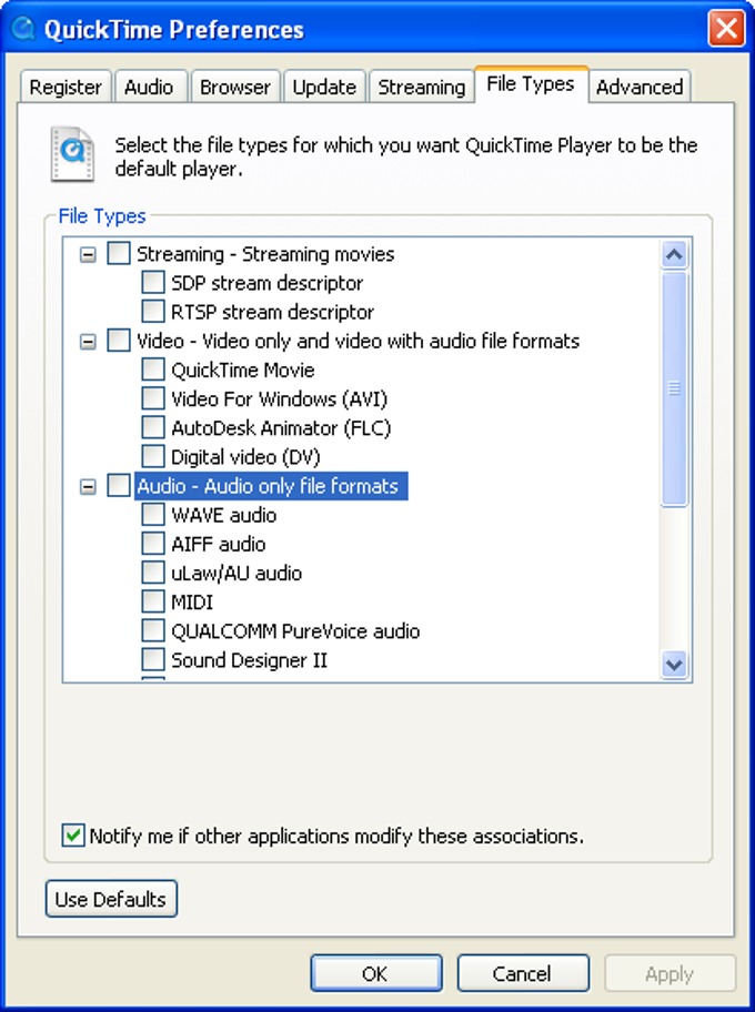 QuickTime Alternative QuickTime Alternative