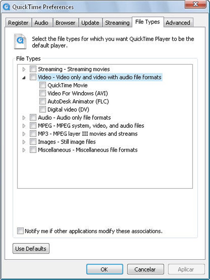 QuickTime Alternative QuickTime Alternative