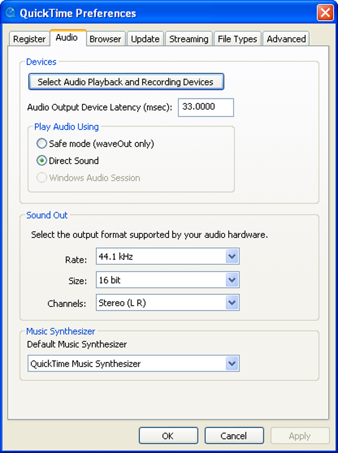 QuickTime Alternative QuickTime Alternative