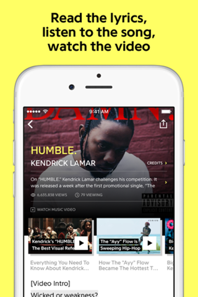 Genius: Song Lyrics  More