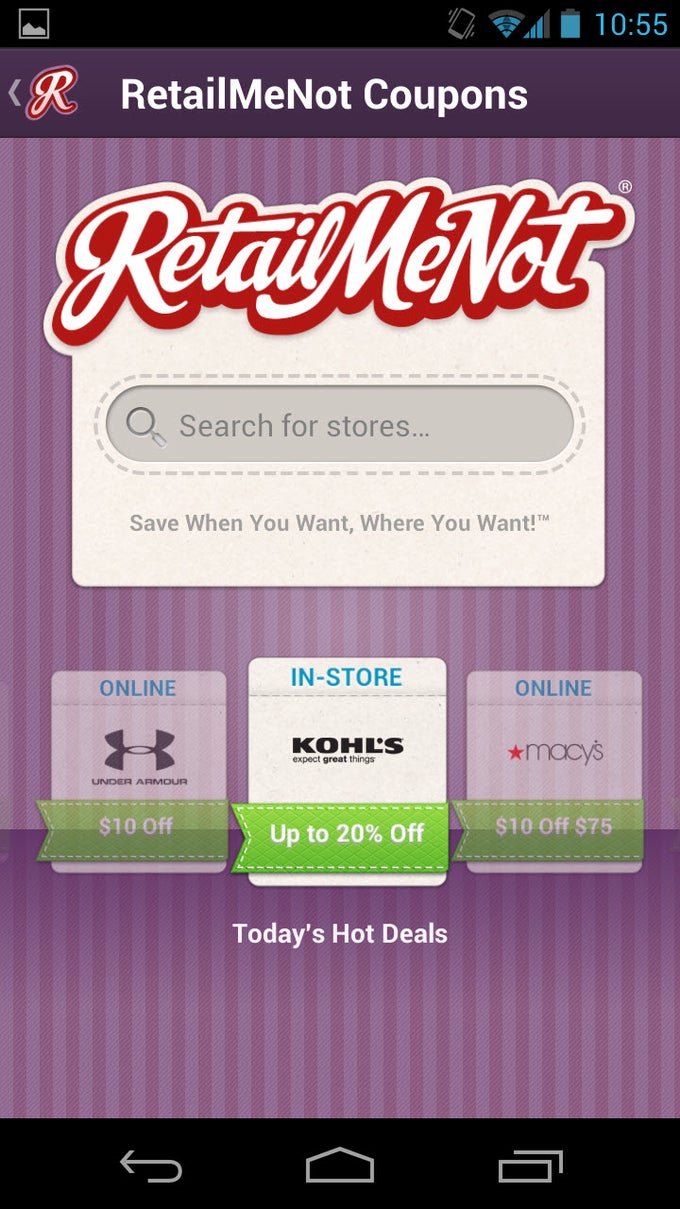 RetailMeNot Coupons RetailMeNot Coupons
