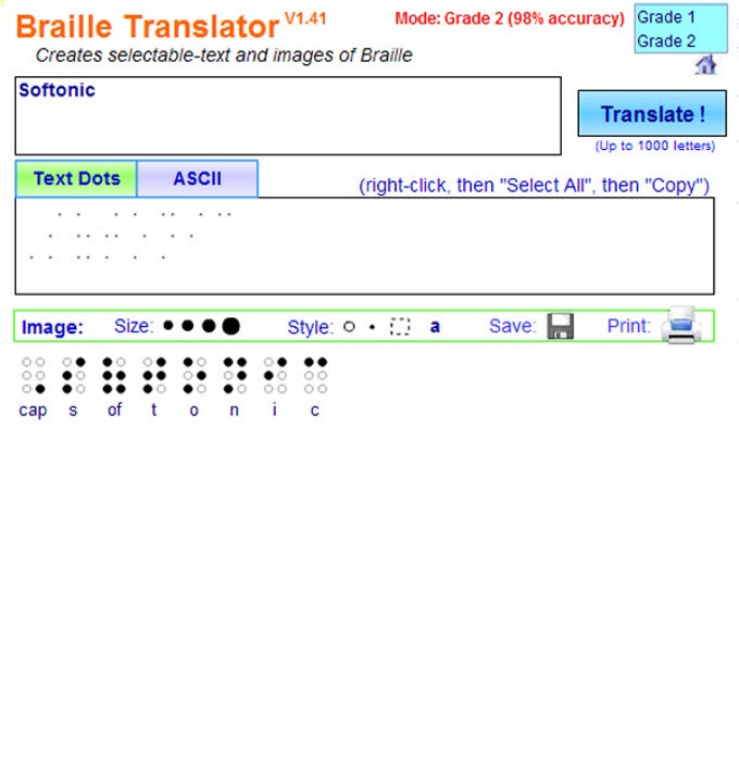 Braille Translator Braille Translator