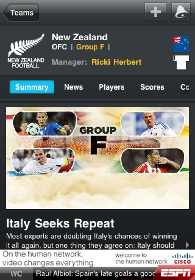 ESPN 2010 FIFA World Cup ESPN 2010 FIFA World Cup