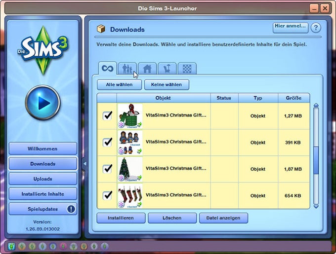Sims 3 Christmas Set Sims 3 Christmas Set