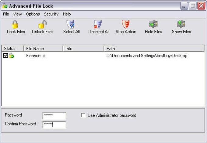 Advanced File Locker Advanced File Locker