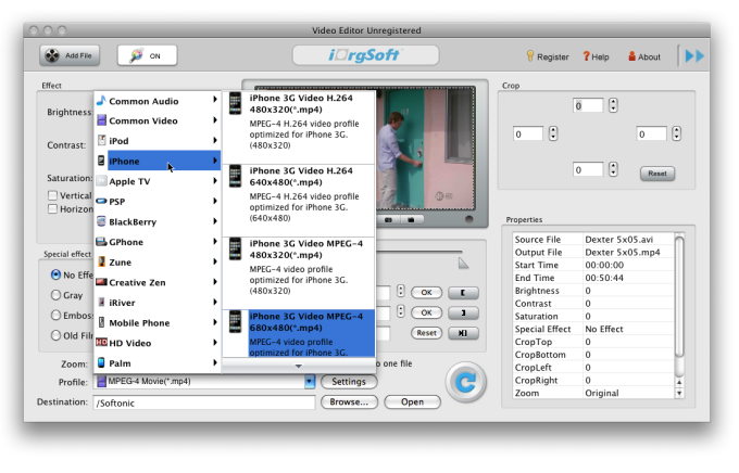Descargar iOrgSoft Video Converter for Mac (Mac)- última 