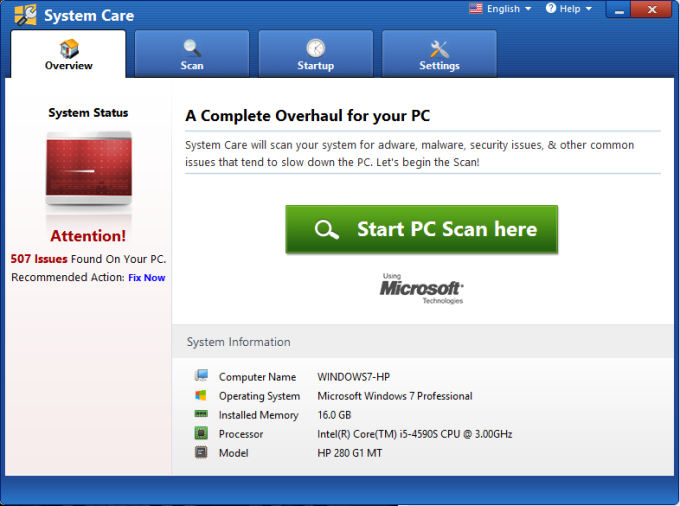 download total system care for windows 7